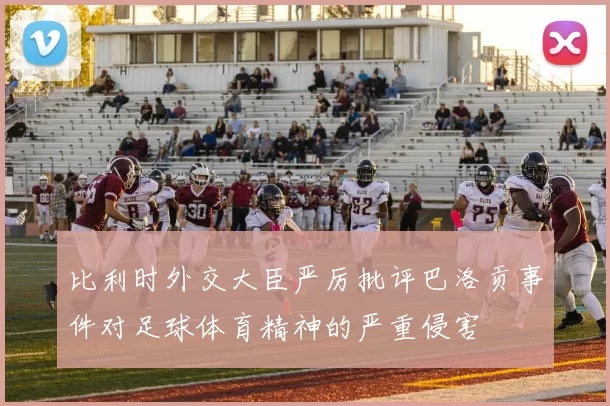 比利时外交大臣严厉批评巴洛贡事件对足球体育精神的严重侵害